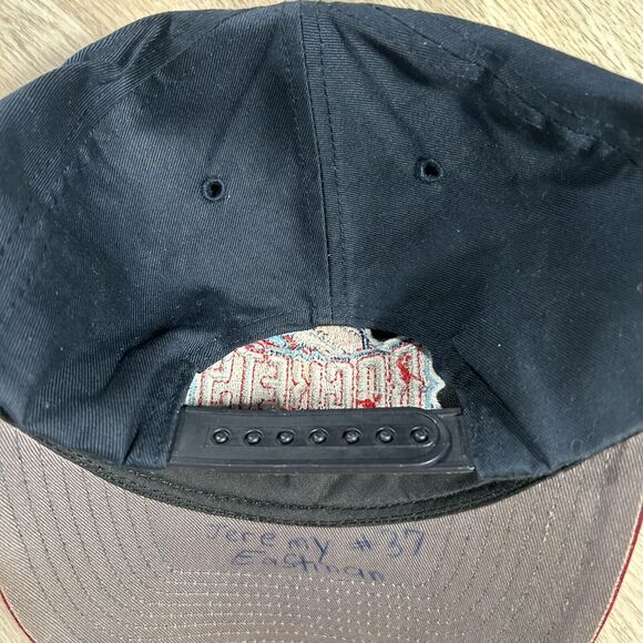 Vintage Houston Rockets Hat Snapback NBA Basketball Twins Blue Plain Logo Cap - Picture 2 of 8